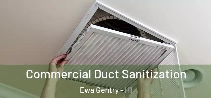 Commercial Duct Sanitization Ewa Gentry - HI